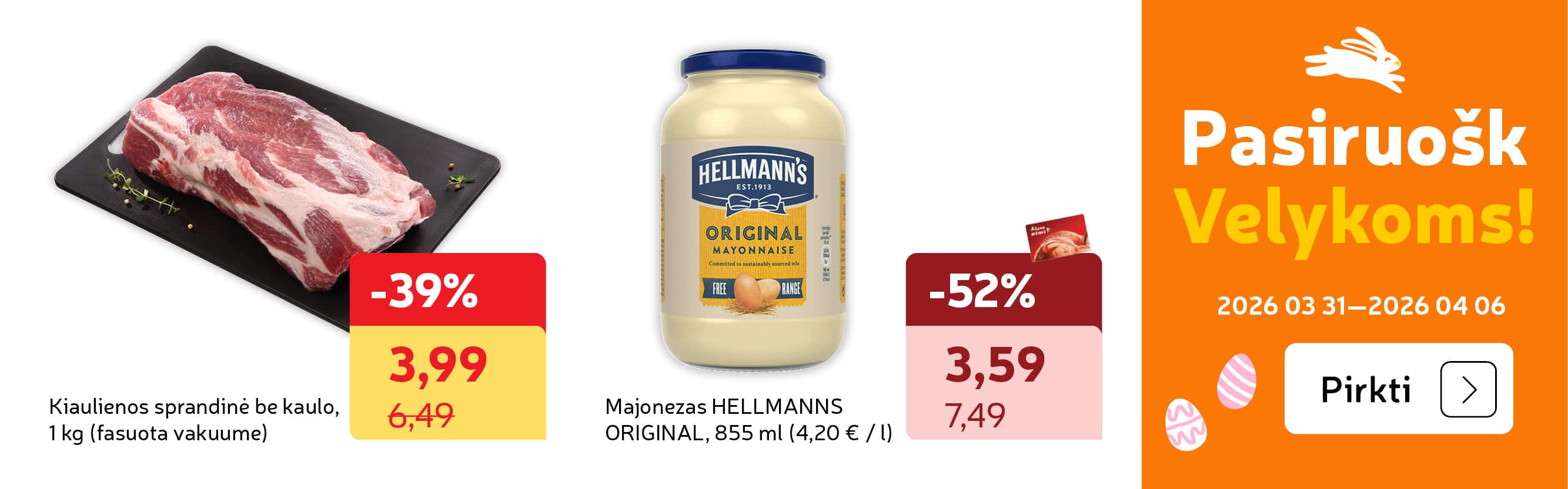 Savaitės top pasiūlymai