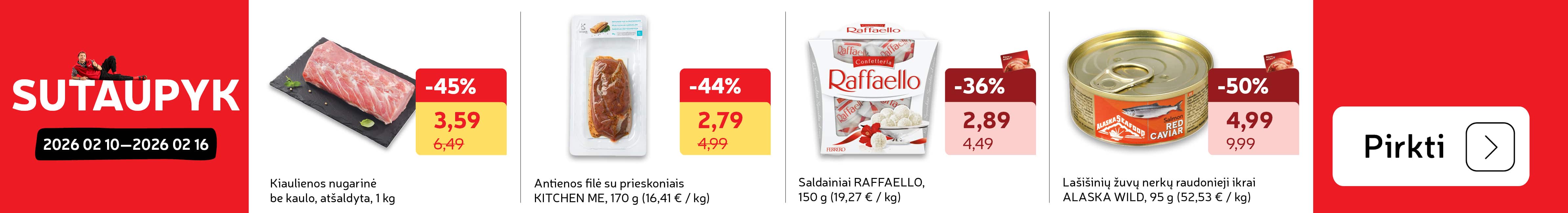 Savaitės top pasiūlymai