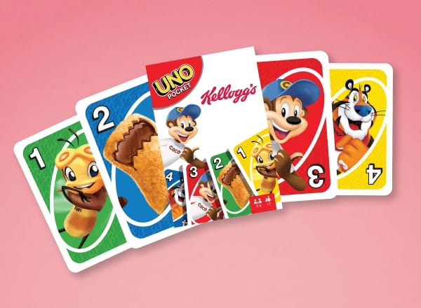 Uno kaardimäng Kellogg's