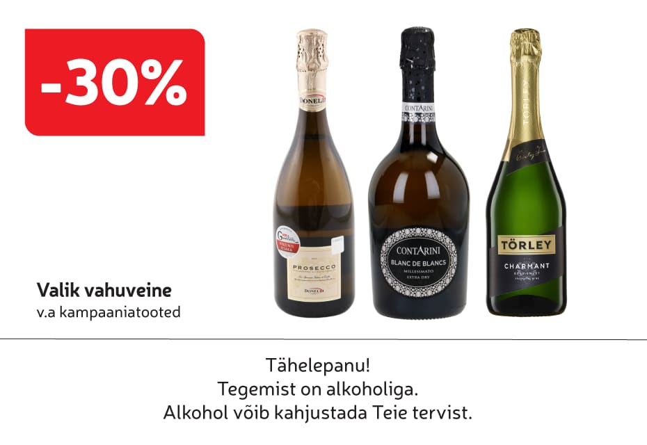 E-smaspäeva pakkumised - vahuveinid