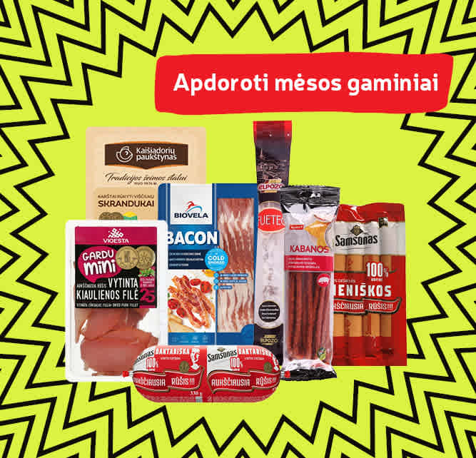 Apdoroti mėsos gaminiai