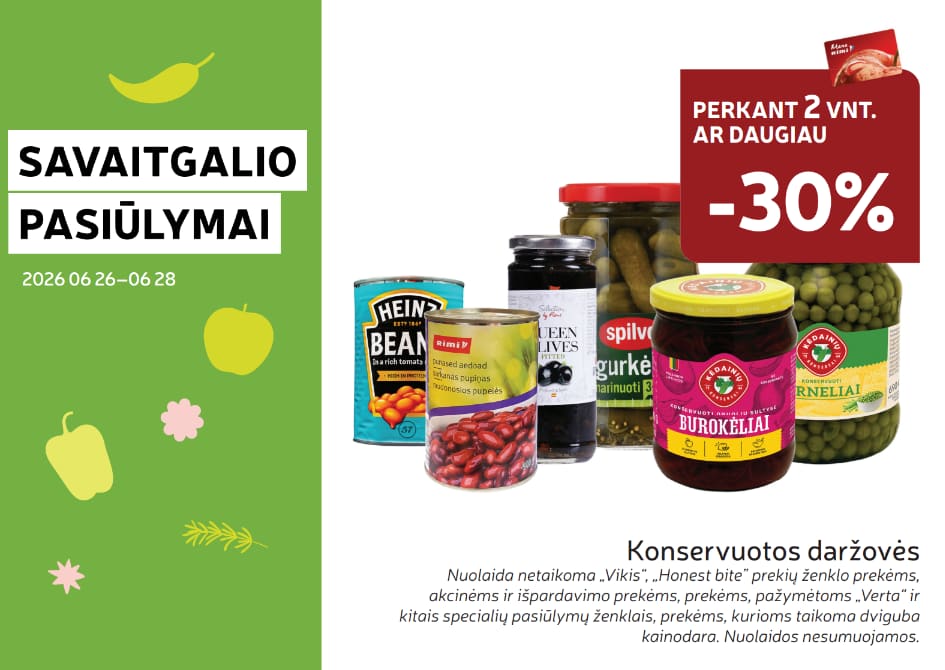Konservuotos daržovės