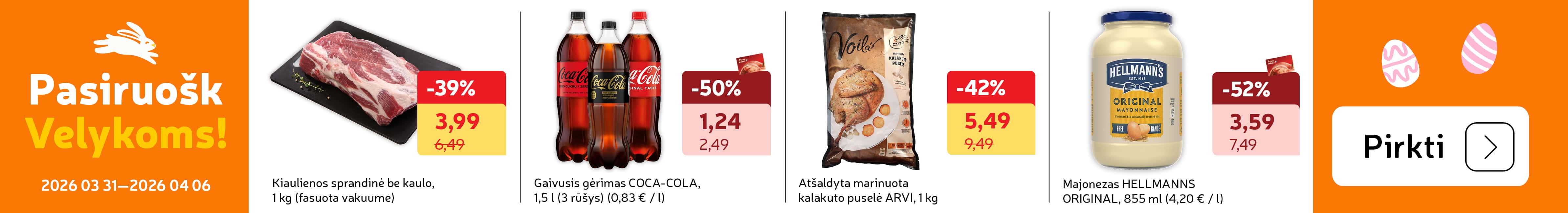 Savaitės top pasiūlymai