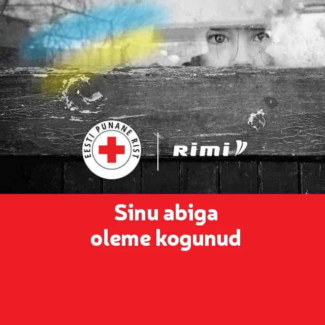 Sinu abiga oleme kogunud Punasele Ristile
