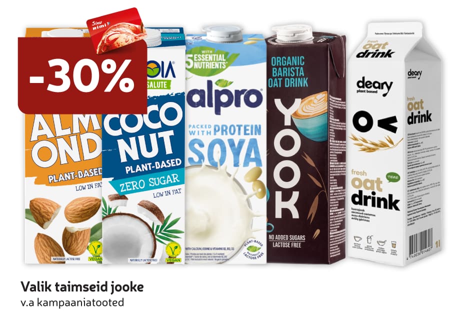 Valik taimseid jooke -30%