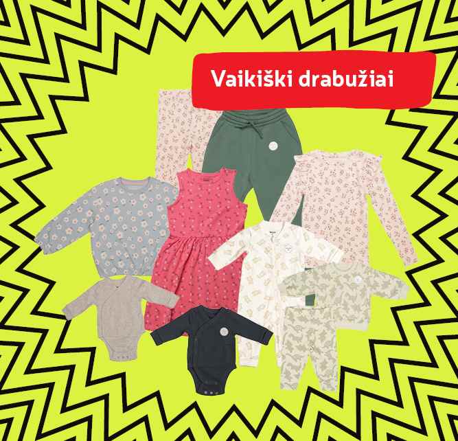 Vaikiški drabužiai -50 %