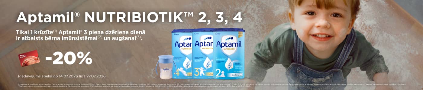 Aptamil akcijas piedāvājums