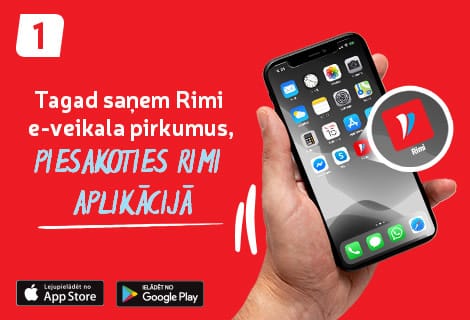 Saņem pasūtījumus, piesakoties Rimi lietotnē
