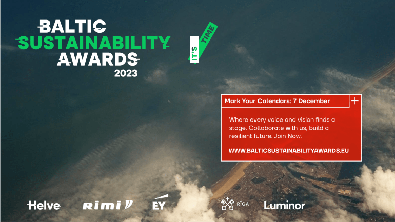 Rimi is inviting to apply for the Baltic Sustainability Awards 2023
