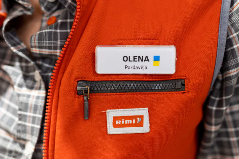 Rimi is offering 200 jobs to Ukrainian refugees and asking customers to take part in support activities