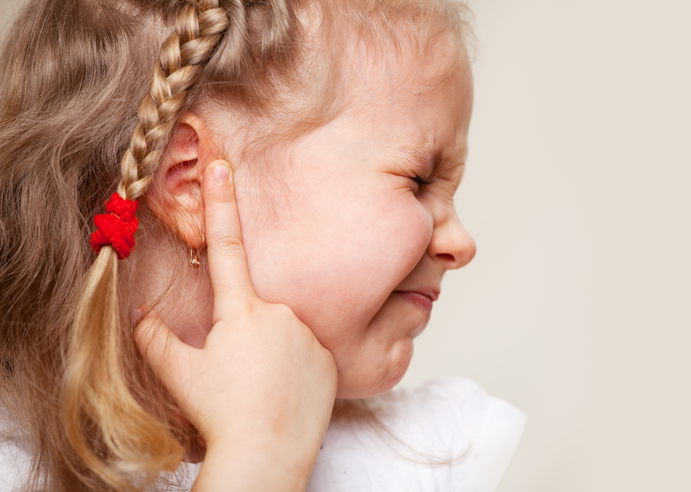 ausu sāpes bērnam